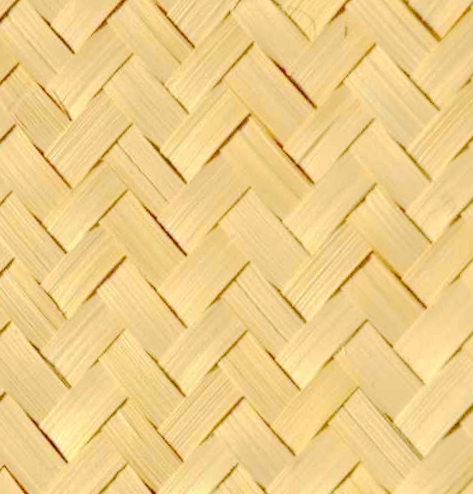 Twill Weave Zigzag Bamboo Webbing