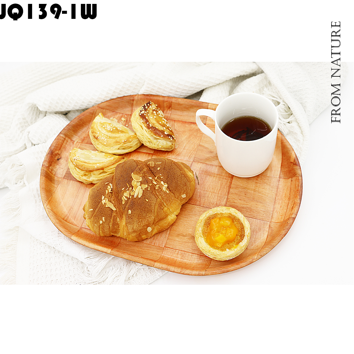 Wooden Oval Plate